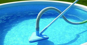 How to use a pool vacuum above ground