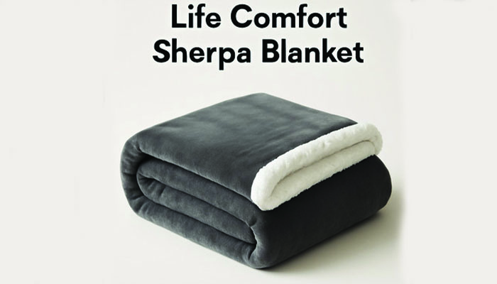 Life Comfort Sherpa Blanket